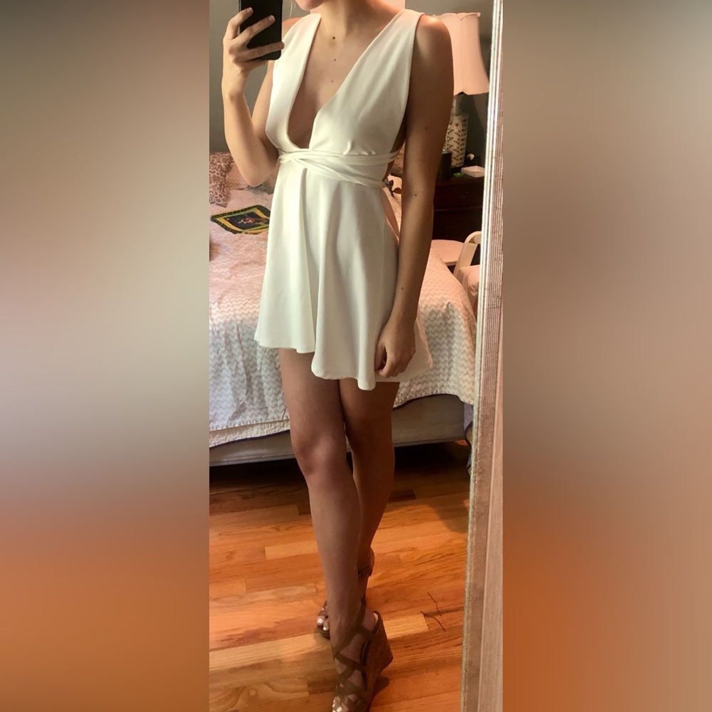 PrettyLittleThing | White Dress